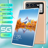 Latest M11 7.85 Inch Tablet 12GB RAM 512GB ROM 5G LTE 24/48MP 3440X10 40 Android 12 Tablet  Dual-Card Dual-Standby