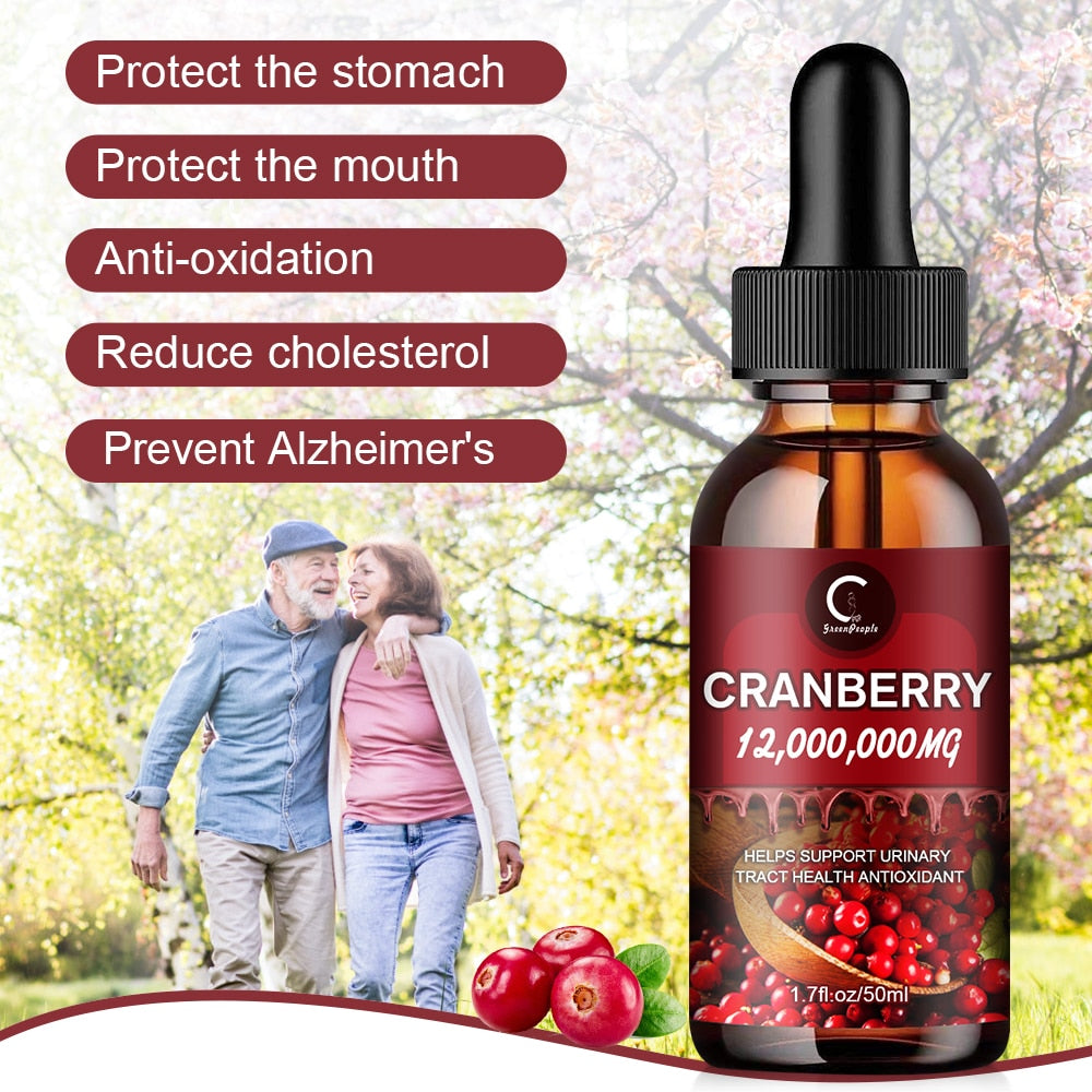 GPGP GreenPeople Natural Cranberry Essential Drops Help Digestion& Gastrointestinal Nursing VitaminC Essential oil Supplement