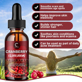 GPGP GreenPeople Natural Cranberry Essential Drops Help Digestion& Gastrointestinal Nursing VitaminC Essential oil Supplement