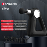 SANLEPUS Massage Gun LCD Display 32 Levels Electric Massager Deep Tissue Muscle Percussion Neck Body Back Relaxation Pain Relief