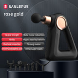 SANLEPUS Massage Gun LCD Display 32 Levels Electric Massager Deep Tissue Muscle Percussion Neck Body Back Relaxation Pain Relief