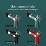 Mini LCD Display Massage Gun Professional Deep Muscle Massager Pain Relief Body Relaxation Fascial Gun Fitness pistola masaje