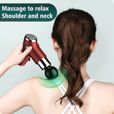 Mini LCD Display Massage Gun Professional Deep Muscle Massager Pain Relief Body Relaxation Fascial Gun Fitness pistola masaje