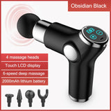 Mini LCD Display Massage Gun Professional Deep Muscle Massager Pain Relief Body Relaxation Fascial Gun Fitness pistola masaje
