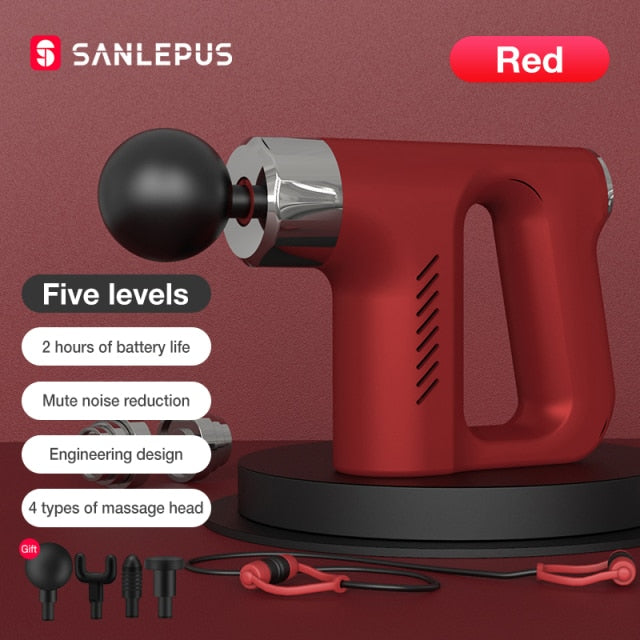 SANLEPUS Professional Massage Gun Deep Muscle Relaxation For Body Neck Shoulder Back Foot Fitness Pain Relief Electric Massager