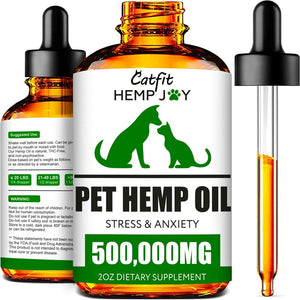 Catfit Natural HE-MP seed Oil Pet Anxiety Relief &Pain Relief Oil Pet hair Care Oil Improve Immunity Temper Dogs and Cat