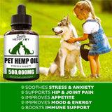 Catfit Natural HE-MP seed Oil Pet Anxiety Relief &Pain Relief Oil Pet hair Care Oil Improve Immunity Temper Dogs and Cat