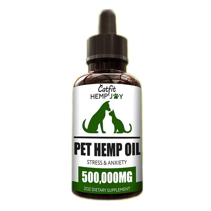 Catfit Natural HE-MP seed Oil Pet Anxiety Relief &Pain Relief Oil Pet hair Care Oil Improve Immunity Temper Dogs and Cat
