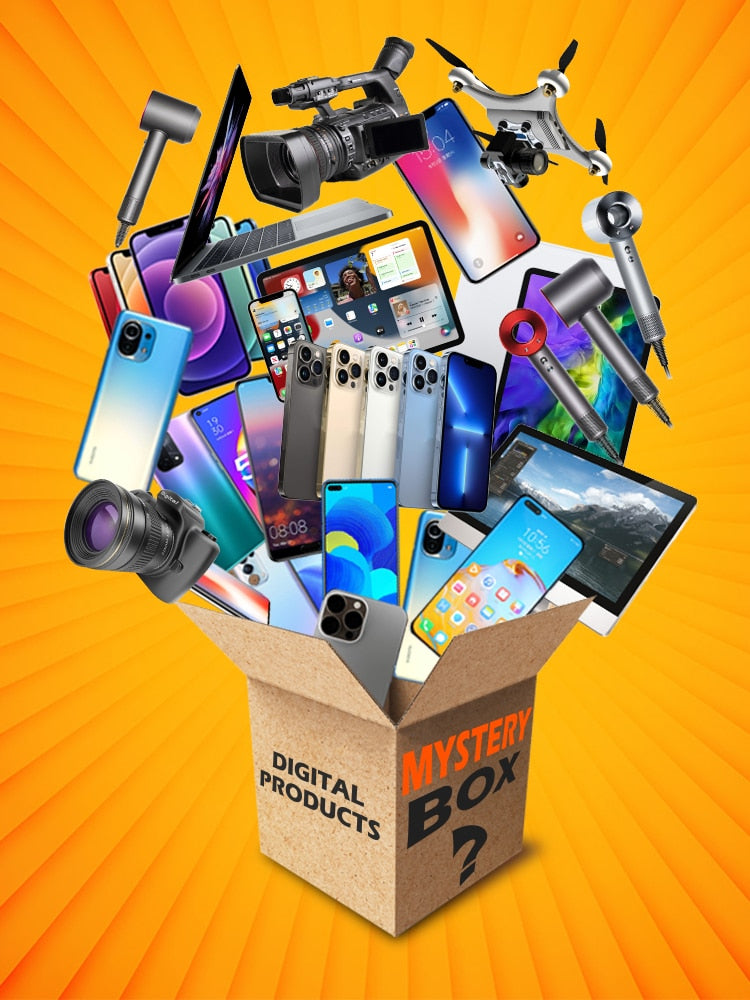 New Lucky Mystery Box Blind Box 100% Surprise High-quality Electronics Christmas Gift Novelty Random Item Mystery Box