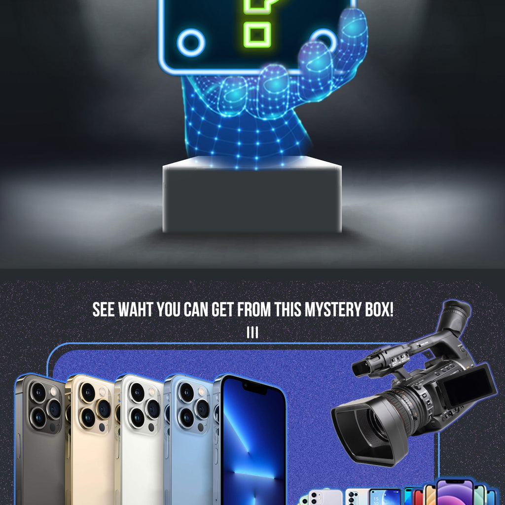 New Lucky Mystery Box Blind Box 100% Surprise High-quality Electronics Christmas Gift Novelty Random Item Mystery Box
