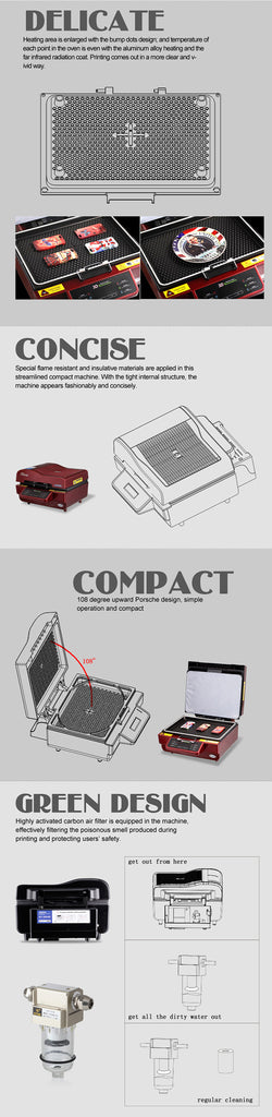 ST-3042 3D Sublimation Heat Press Printer 3D Vacuum Heat Press Machine for Cases Mugs Plates Glasses