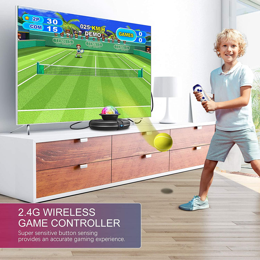 Dance Carpet for TV Dual User Wireless Game Player with 2 Gamepads HD Camera Colorful Lamp Ball Non-Slip Grey Yoga Mat