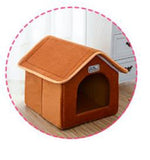 Pet House Foldable Bed With Mat - Virtual Blue Store