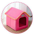 Pet House Foldable Bed With Mat - Virtual Blue Store