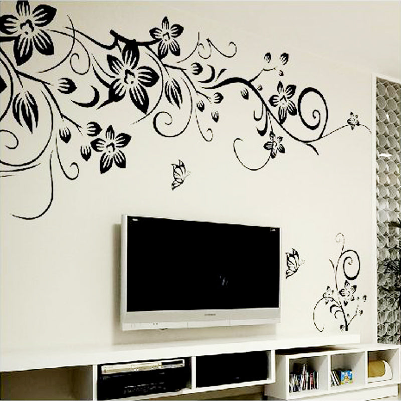 Decal Decoration Flower Wall Sticker - Virtual Blue Store
