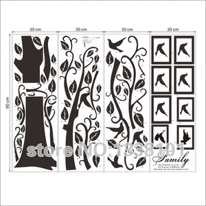 Black 3D DIY Photo Tree Wall Sticker - Virtual Blue Store