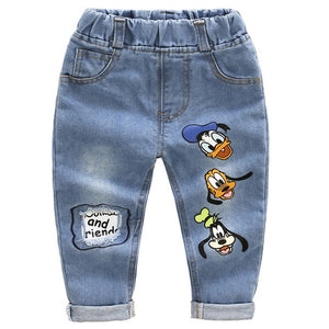 Hole Ripped Denim Pants - Virtual Blue Store