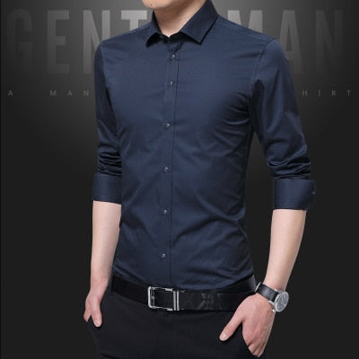 Casual Social Formal Shirt - Virtual Blue Store