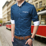 Casual Social Formal Shirt - Virtual Blue Store