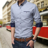 Casual Social Formal Shirt - Virtual Blue Store