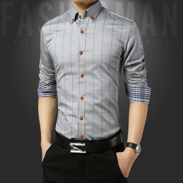 Casual Social Formal Shirt - Virtual Blue Store