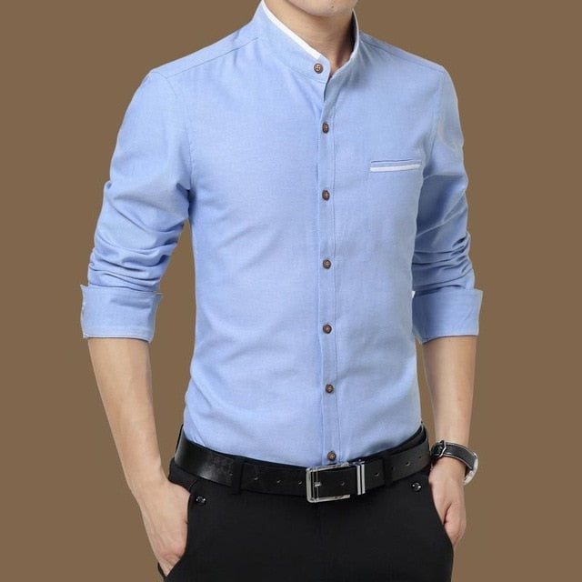 Casual Social Formal Shirt - Virtual Blue Store