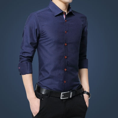 Casual Social Formal Shirt - Virtual Blue Store