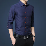 Casual Social Formal Shirt - Virtual Blue Store