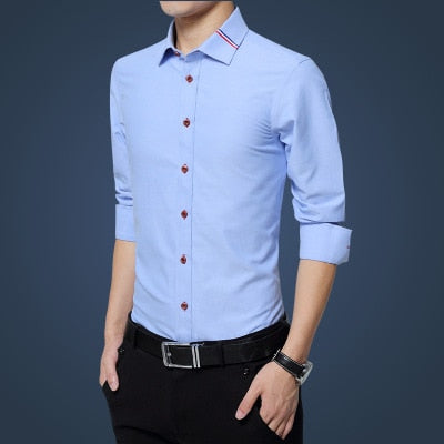 Casual Social Formal Shirt - Virtual Blue Store