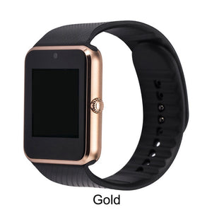 GT08 Bluetooth Smart Watch Wristband SIM TF Card Phone MP3 Smartwatch For Apple iOS Android SMS/call Reminder Fitness Camera - Virtual Blue Store