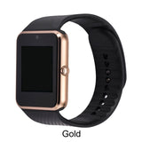 GT08 Bluetooth Smart Watch Wristband SIM TF Card Phone MP3 Smartwatch For Apple iOS Android SMS/call Reminder Fitness Camera - Virtual Blue Store
