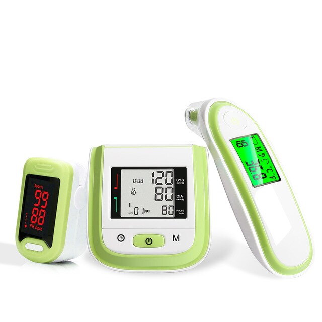 LCD Blood Pressure Monitor Thermometer - Virtual Blue Store