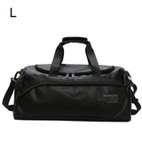 Shoulder Soft Leather Gym Bags - Virtual Blue Store