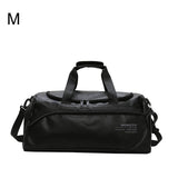 Shoulder Soft Leather Gym Bags - Virtual Blue Store