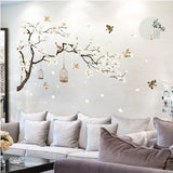 187*128cm Big Size Tree Wall Stickers - Virtual Blue Store
