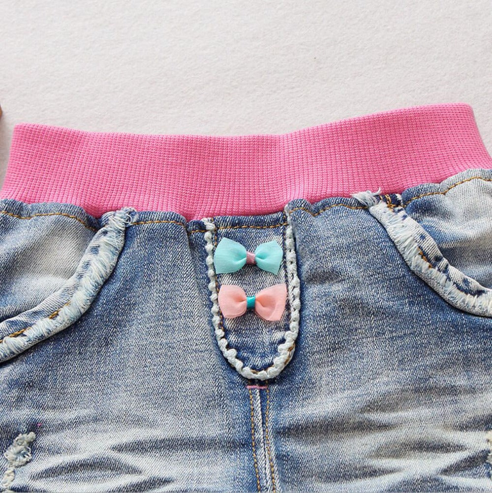 Baby Girls Denim Jeans - Virtual Blue Store