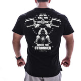 Men cotton T-shirt Jogger Sporting Skinny Tee