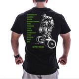 Men cotton T-shirt Jogger Sporting Skinny Tee - Virtual Blue Store