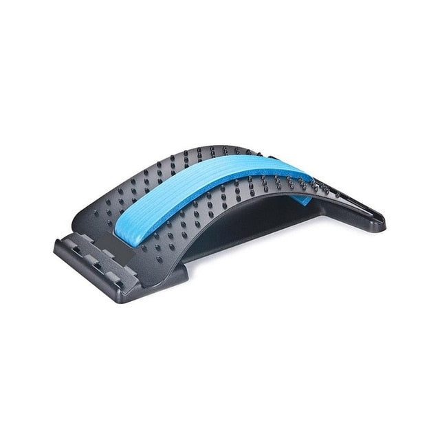 Stretch Equipment Back Massager Stretcher Fitness Lumbar Support Relaxation Mate Spinal Pain Relieve Chiropractor Messager - Virtual Blue Store
