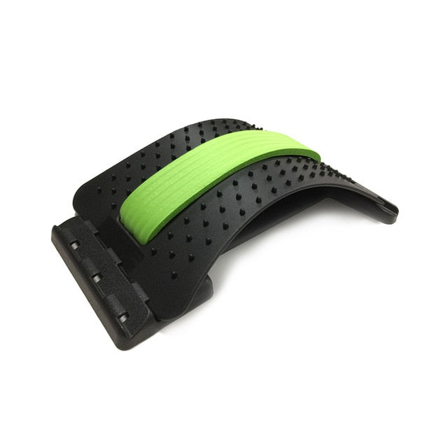 Stretch Equipment Back Massager Stretcher Fitness Lumbar Support Relaxation Mate Spinal Pain Relieve Chiropractor Messager - Virtual Blue Store