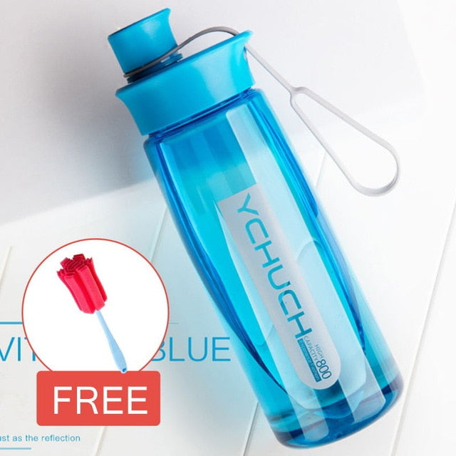 Water Protein Shaker Portable Bottle - Virtual Blue Store