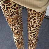 Women Leopard Print Leggings - Virtual Blue Store