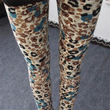 Women Leopard Print Leggings - Virtual Blue Store