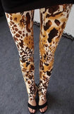Women Leopard Print Leggings - Virtual Blue Store