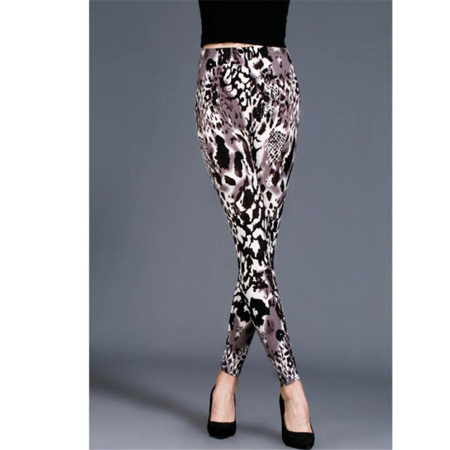 Women Leopard Print Leggings - Virtual Blue Store