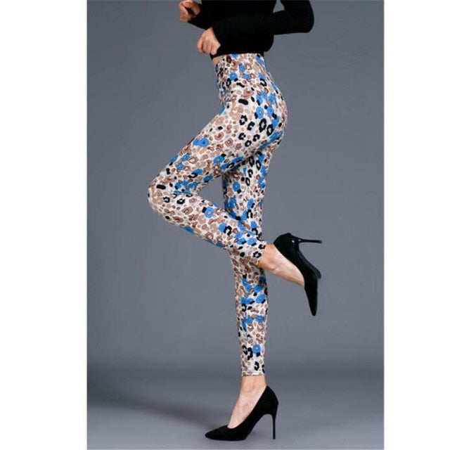 Women Leopard Print Leggings – Virtual Blue Store