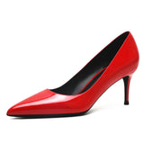 Women's Patent Leather Shoes - Virtual Blue Store