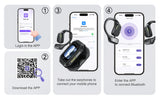 [AI Translator Earbuds]Erazer XP6 Wireless Headphones Gaming Headset Equalizer APP Bluetooth Earphones Waterproof Powerful Sound