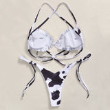 Sexy Ruffle Frilled Micro Thong Bikini 2025 Women Swimwear Female Swimsuit Two-pieces Bikini set String Bather Bathing Suit Swim