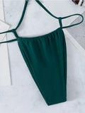 Sexy Extreme Mini Micro String Women Swimwear One Piece Swimsuit Female Cross Backless Monokini High Cut Bathing Suit Swim Lady